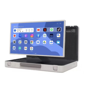 スマートアタッシュ<br>高出力音響ケース一体型27インチandroidタブレット